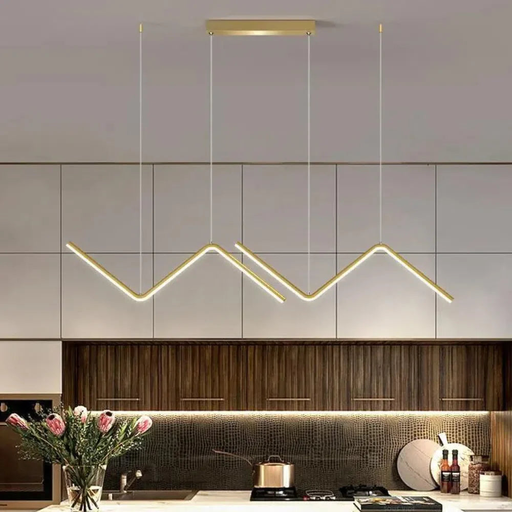 Lustre Pendente Moderno Minimalista Premium – Iluminação Decorativa para Ambientes Sofisticados